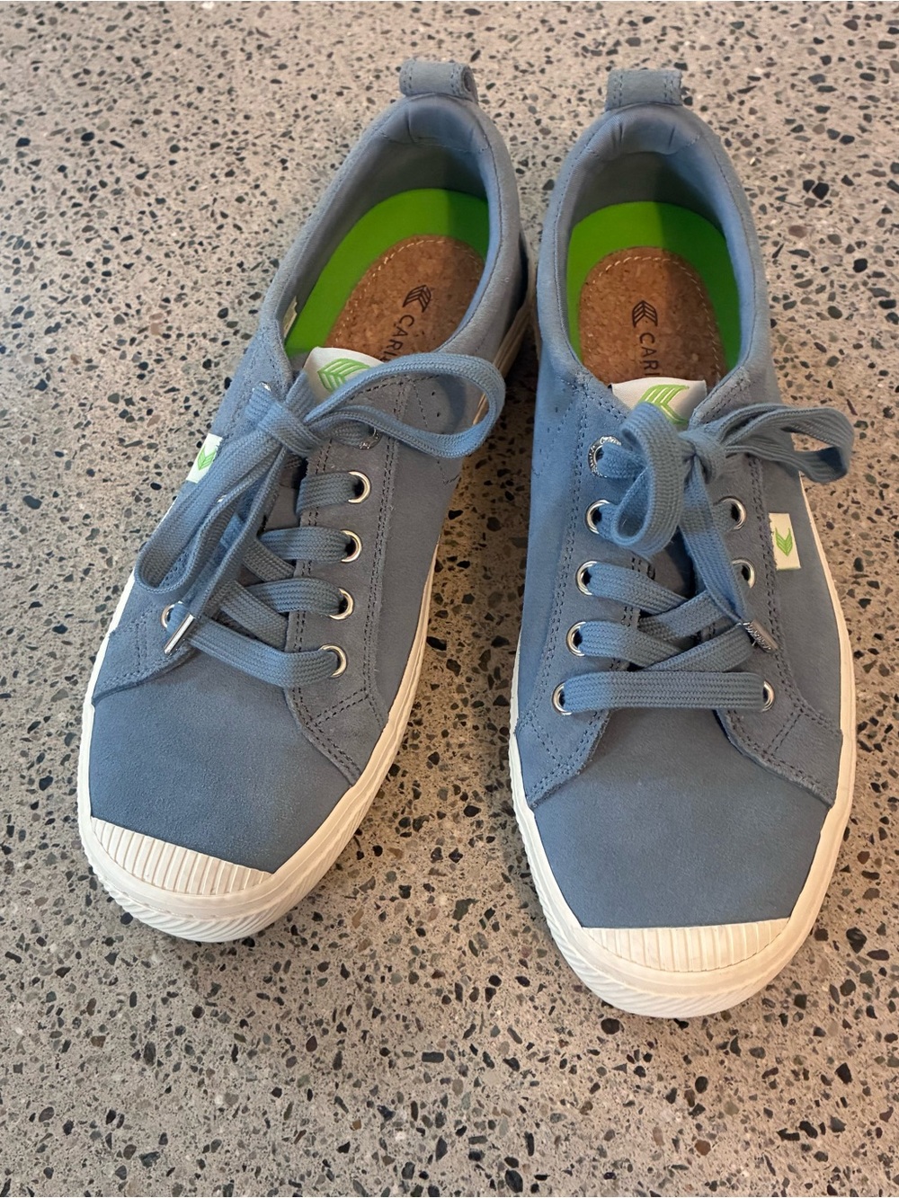 Cariuma Blue suede Sneakers size 9